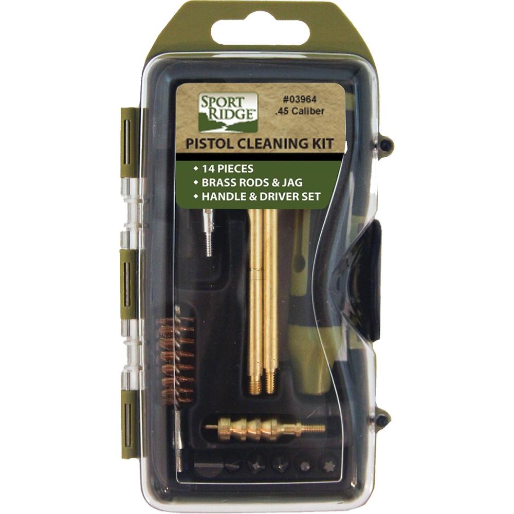 Military Products TacShield Sport Ridge 14pc Pistol Cleaning Kit Hard Case 45 Cal