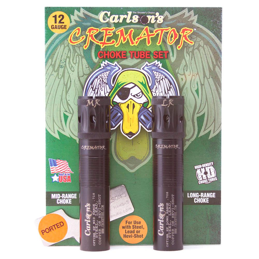 Carlson's Cremator Waterfowl Mid and Long Range Ported Choke Tubes for 12 ga Beretta Optima HP .708 and .718 2/ct