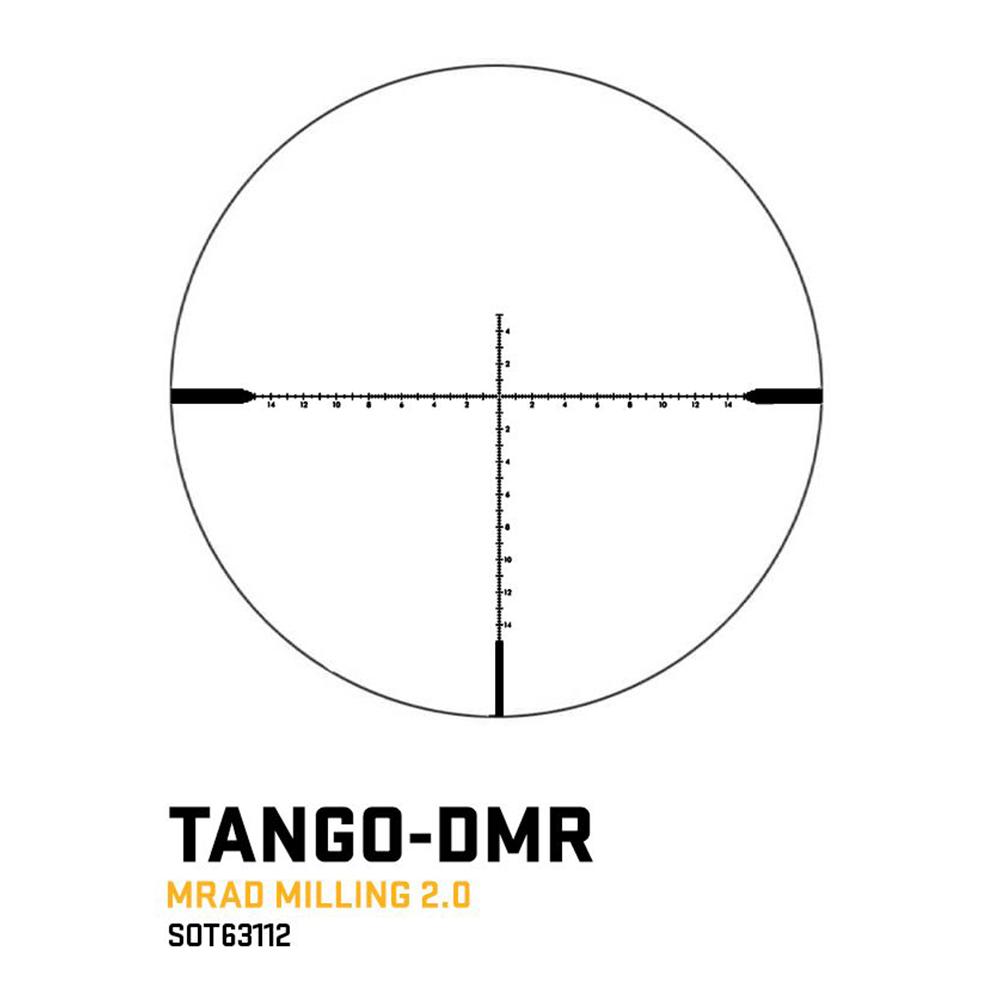 Sig Sauer TANGO-DMR Rifle Scope 3-18x44 34mm FFP MRAD Milling 2.0 Illum Matte Black