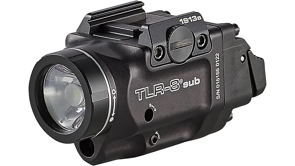 Streamlight TLR-8 Sub Compact Rail Mounted Tactical Light with Red Laser for 1913 Short Models