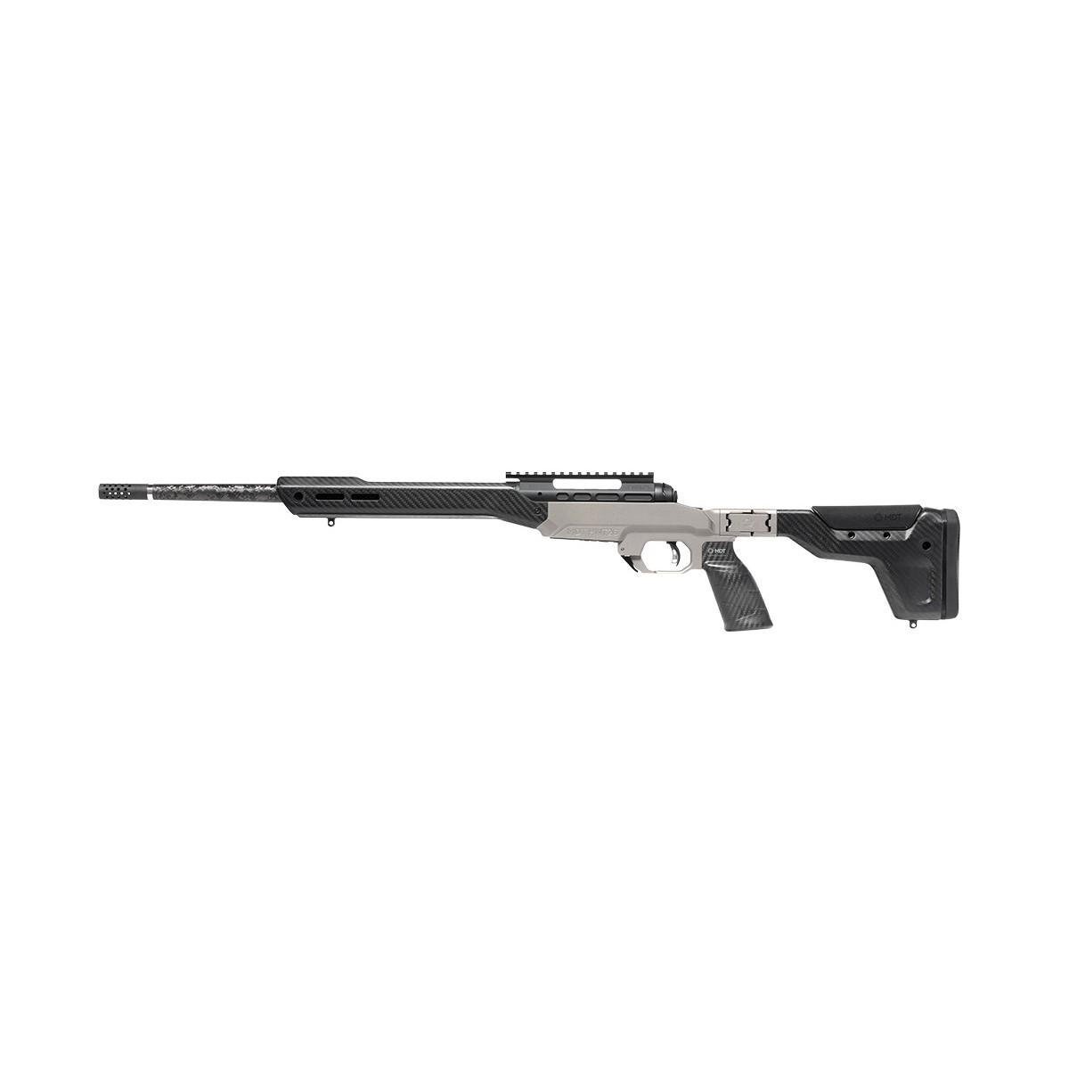 Savage 110 Ultralite Elite Rifle 6.5 Creedmoor 3rd Capacity 18'' Threaded Gray Metal Barrel Black Synthetic Stock