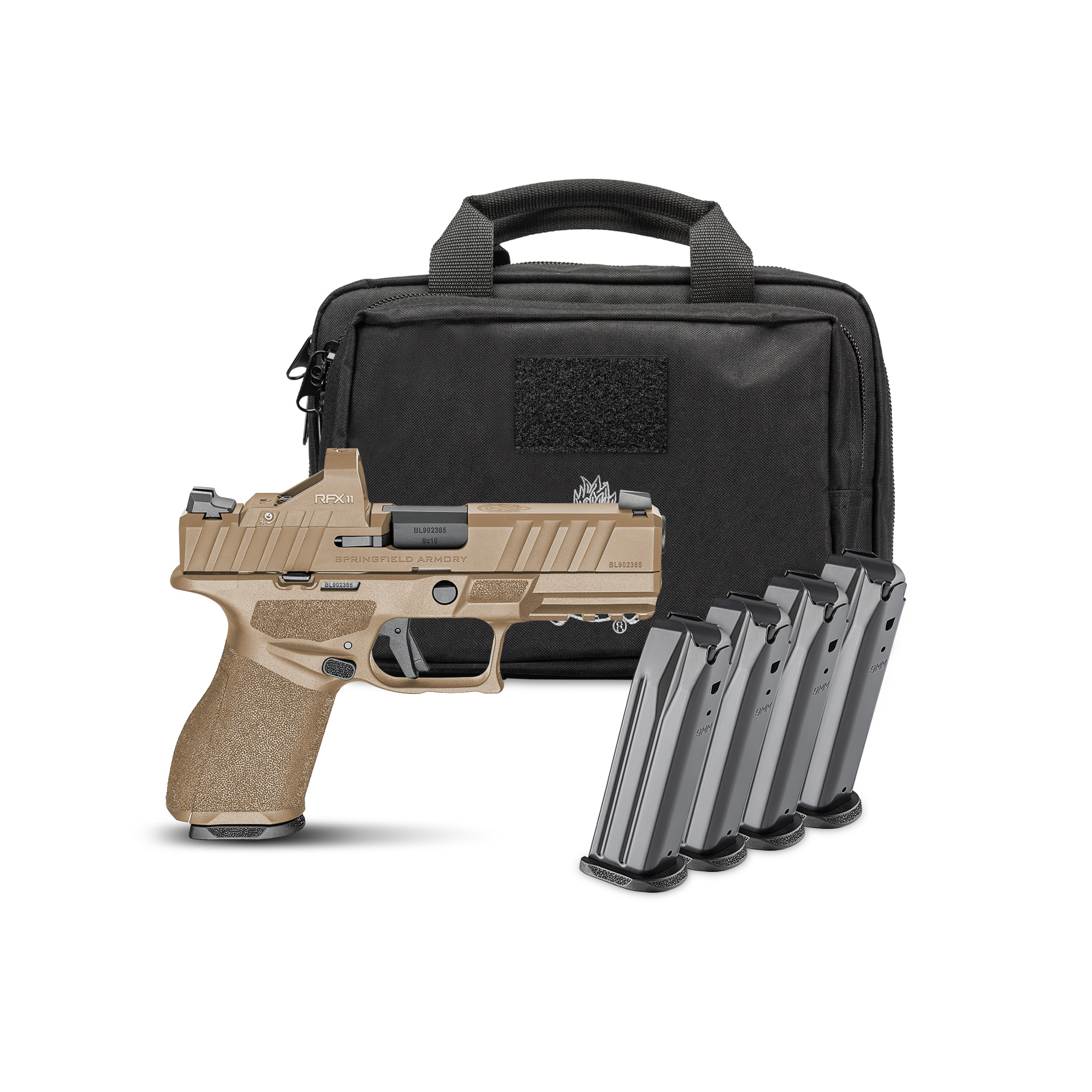 Springfield Armory USA SPG ECHEL CMPT 9MM GP FDE 15RD