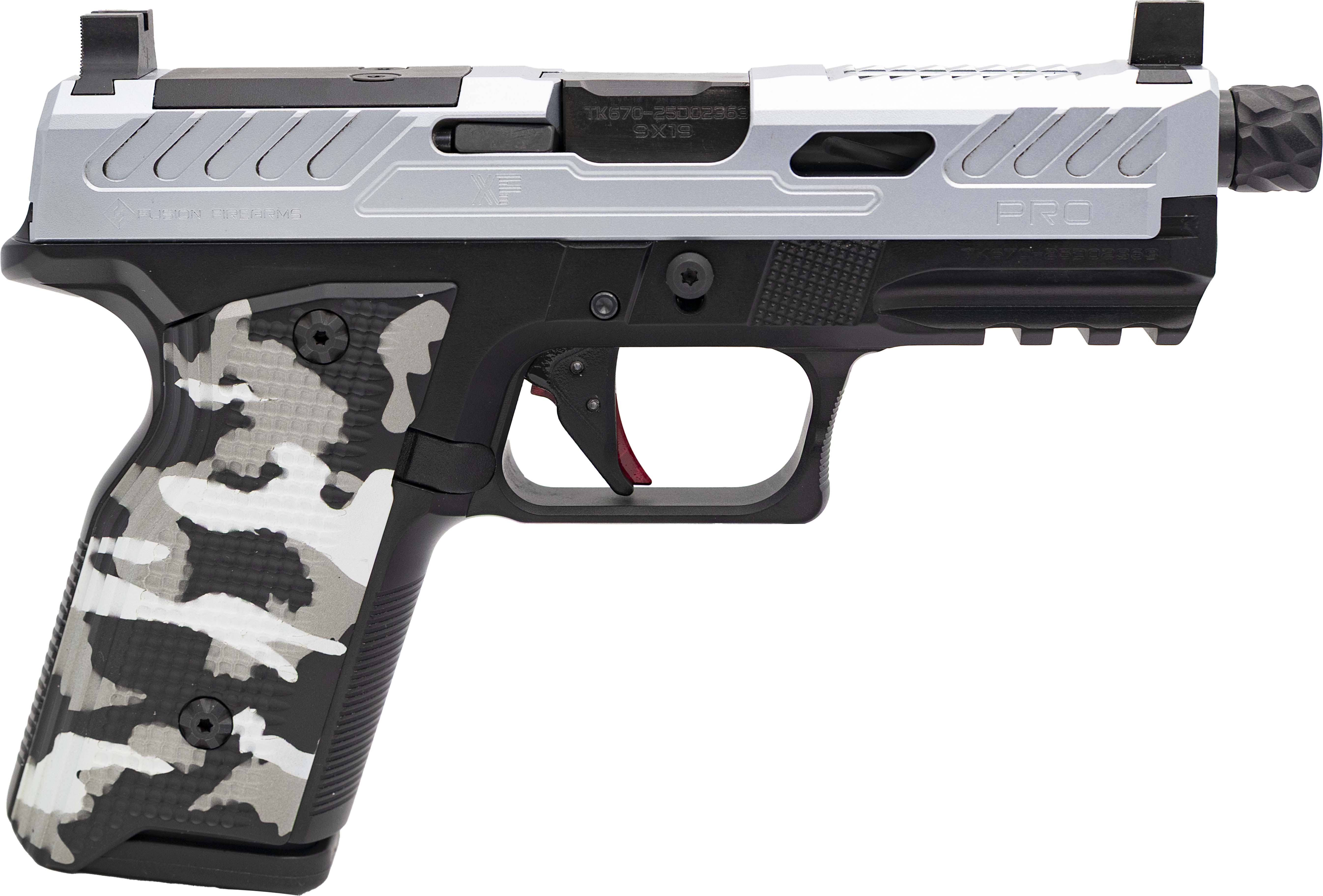 Fusion Firearms FUS XF PRO 9MM 4B 15RD CHR TB