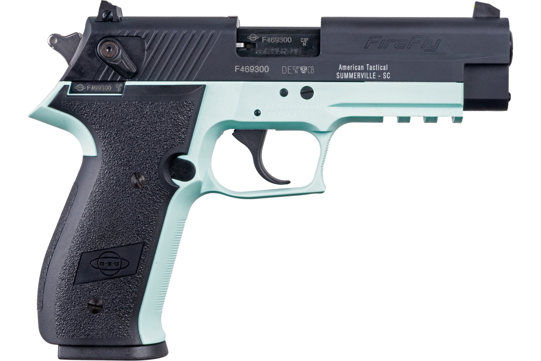 ATI GSG Firefly Handgun .22 LR 10rd Magazine 4" Barrel Mint Frame Ambi Safety