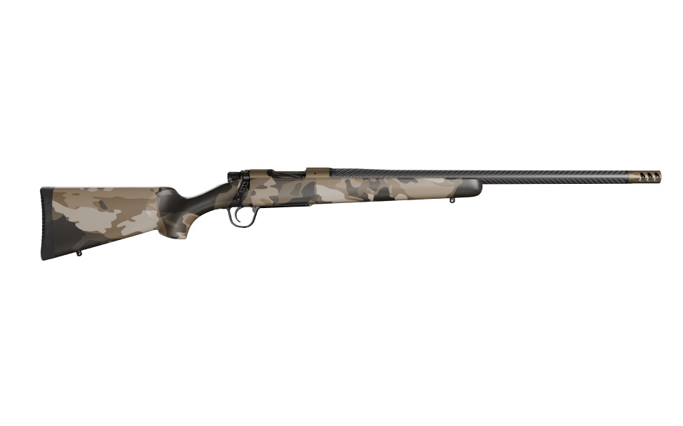 Christensen Arms Ridgeline FFT Rifle 6.5 PRC 3rd Magazine 20" 5/8x24 Threaded Barrel Burnt Bronze Brown Barren Dune