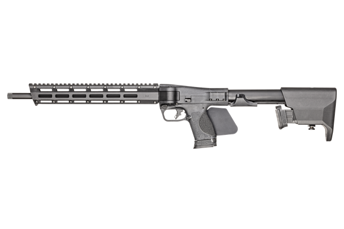 Smith & Wesson M&P FPC Rifle 9mm Luger 10rd Magazines (3) 16.25" 1/2x28 Threaded Barrel Black CA Compliant