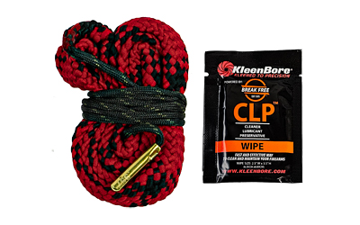 KleenBore Pull Through Rope Cleaner .380/.357/.38 Cal./9mm with BreakFree Wipe Cloth