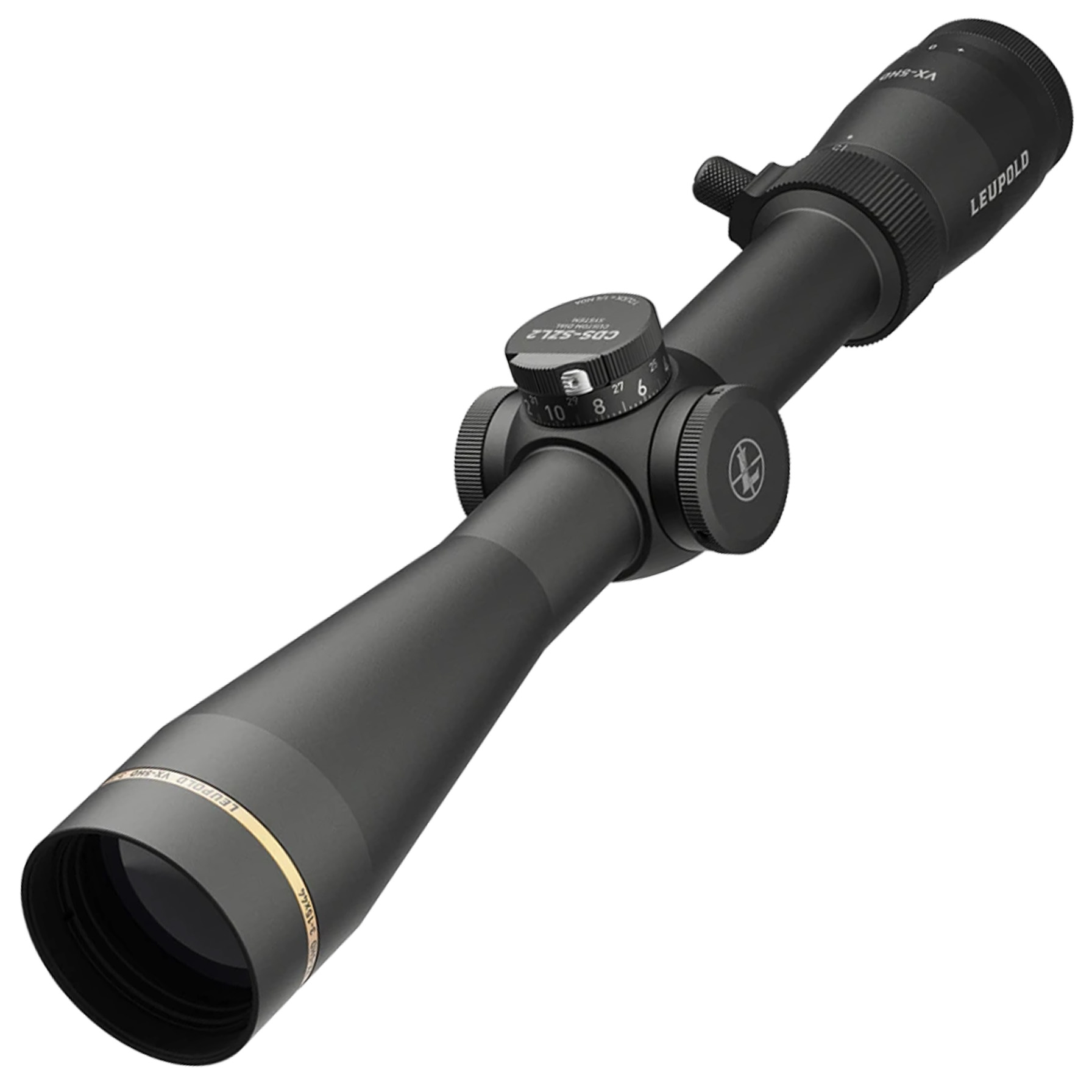 Leupold VX-5HD Gen 2 Rifle Scope 3-15x44 30mm SFP Wind Plex Black