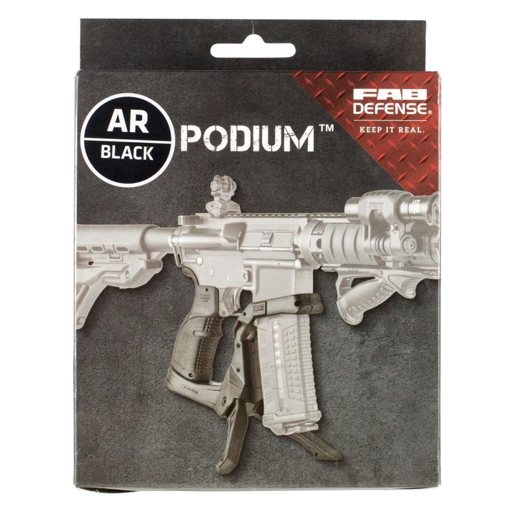 FAB DEFENSE INC. The Mako Group AR-15 Quick Deployment Bipod with an Integrated AGR-43 Pistol Grip