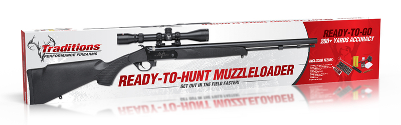 Traditions NitroBolt Muzzleloader .50 cal Single Shot 26" Barrel Desert Web/Tungsten CeraKote