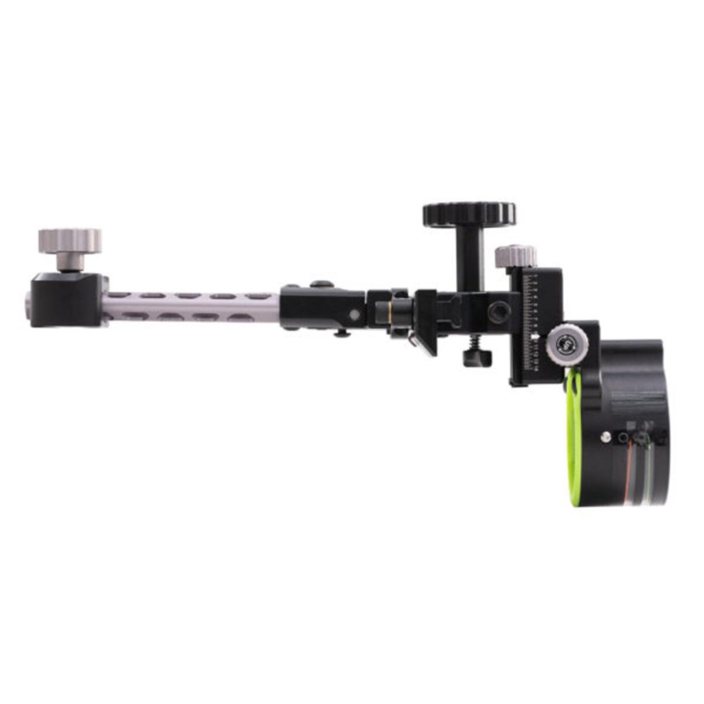 Pure Archery Group Black Gold Pro Dual Track 2 Pin Vertical 4" Dovetail Scope .019 RH