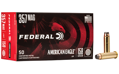 Federal Cartridge Co. American Eagle Handgun Ammunition .357 Mag 158 gr JSP 1240 fps 50/rd