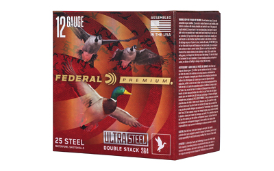 Federal Premium Ultra Steel Shotshells 12ga 3" 1-1/4oz 1450 fps #2 & #4 Shot 10/ct