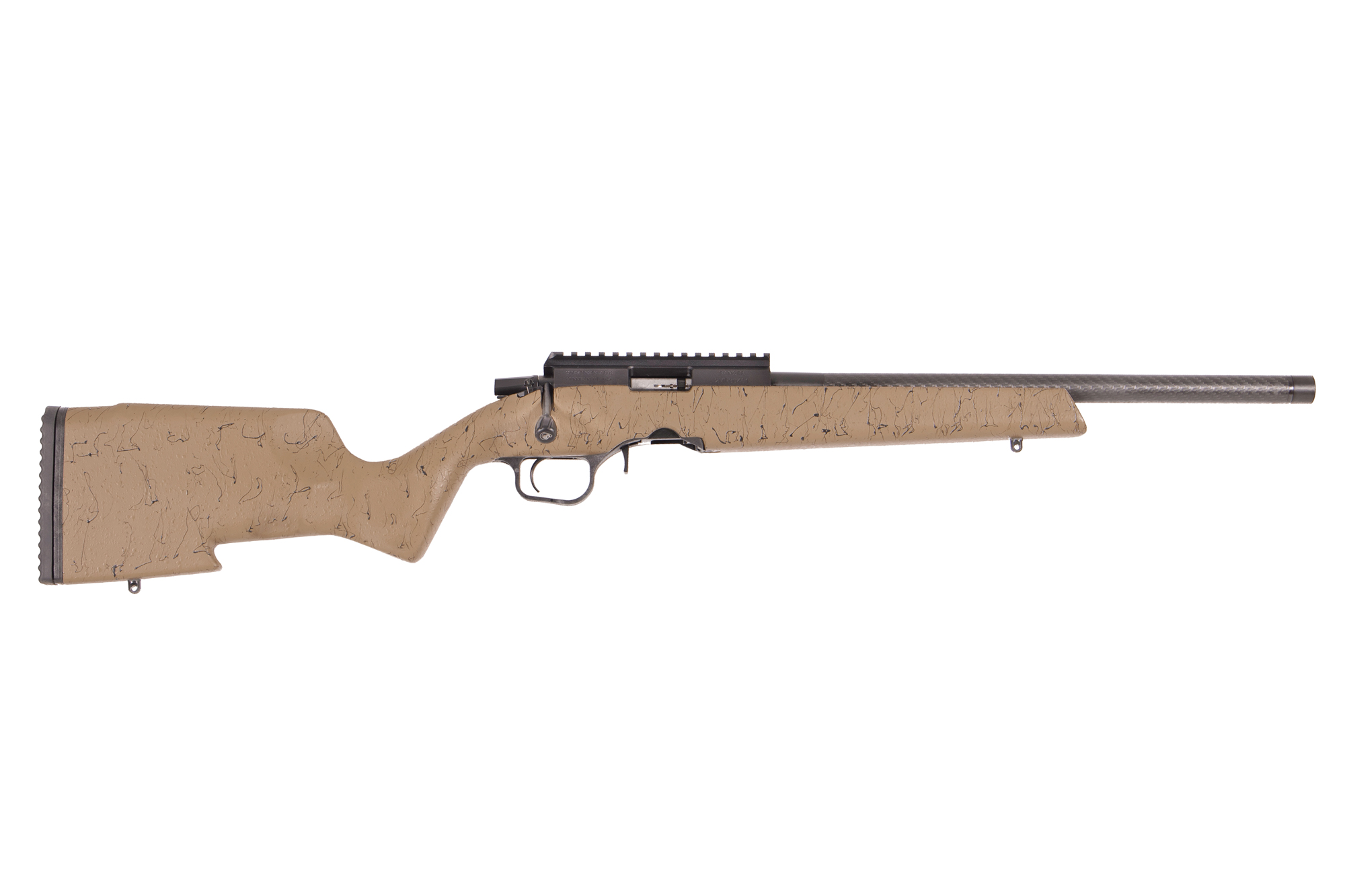 Christensen Arms Ranger 17 HMR 10/rd 18" Barrel Tan with Black Webbing