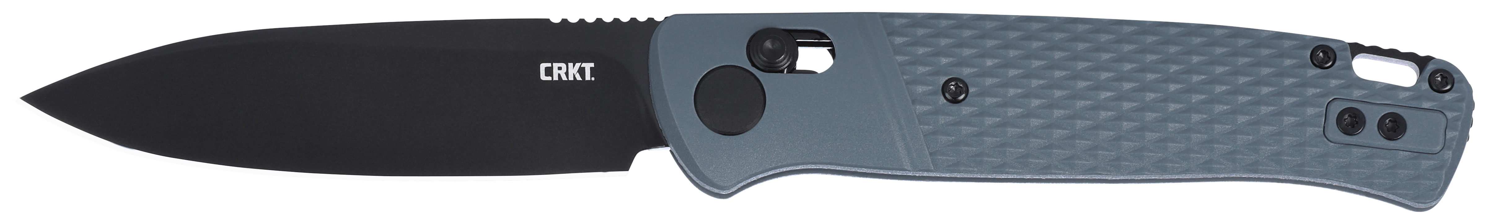 CRKT Counterpart Folding Knife 3-2/5" Drop Point Blade Black Grey