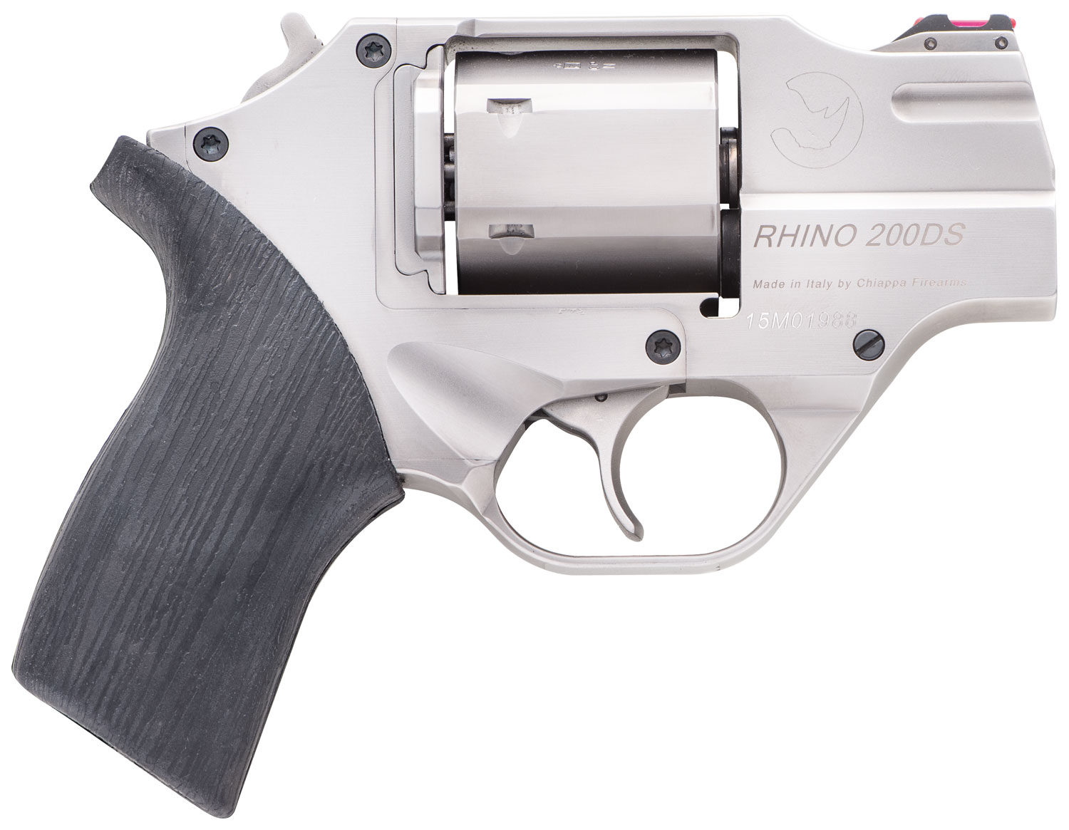 Chiappa Firearms USA Ltd RHINO .357MAG REVOLVER 200DS CHROME 2IN BBL 3MOON CLIPS 6RND