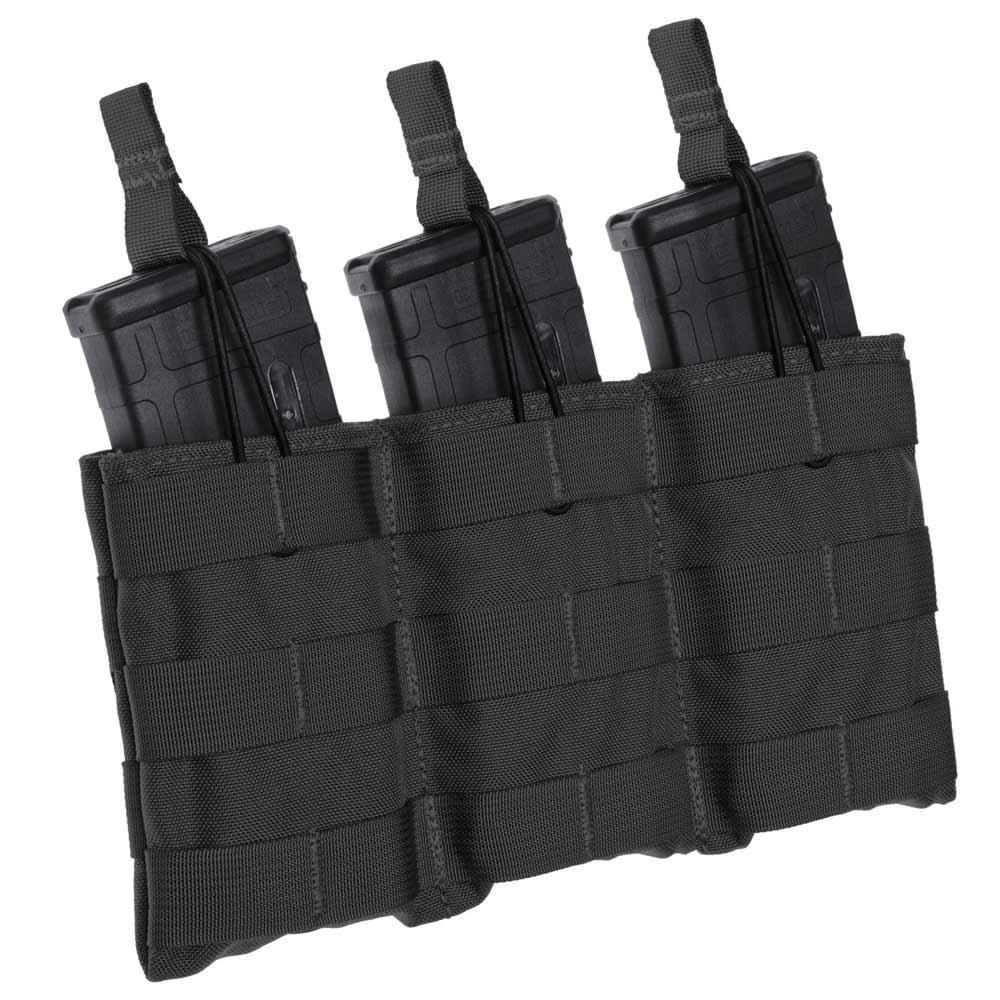 Military Products TacShield Triple Speed Load Rifle Molle Pouch-Black