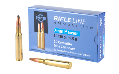 TRZ Trading Inc. PPU Rifle Ammunition 7mm Mauser 139 gr SP 2660 fps - 20/ct