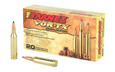 Barnes VOR-TX Rifle Ammunition .243 Win 80 gr TSXBT 3350 fps 20/ct