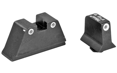 TrijiconInc. Trijicon Bright & Tough Suppressor Sight Set for Glock Standard Frames Green with White Front Yellow with White Rear