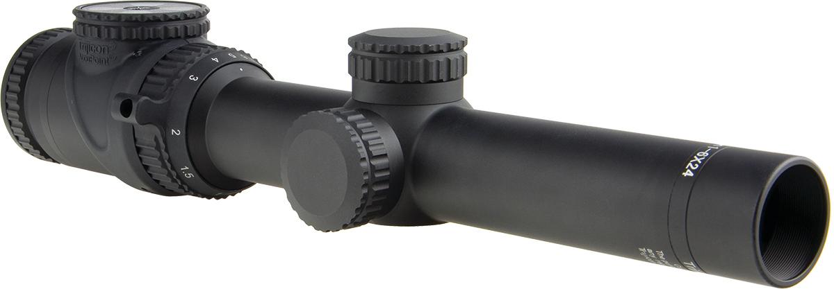 TrijiconInc. Trijicon Accupoint Rifle Scope - 1-6x24 30mm SFP Standard DuPlex Crosshair w/ Green Dot