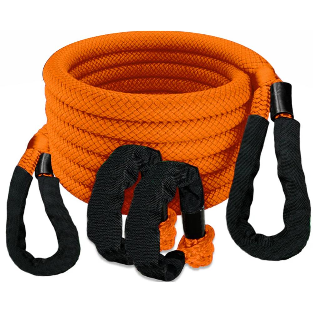 Gsm Muddy Kinetic Recovery Rope Kit Orange 20 ft