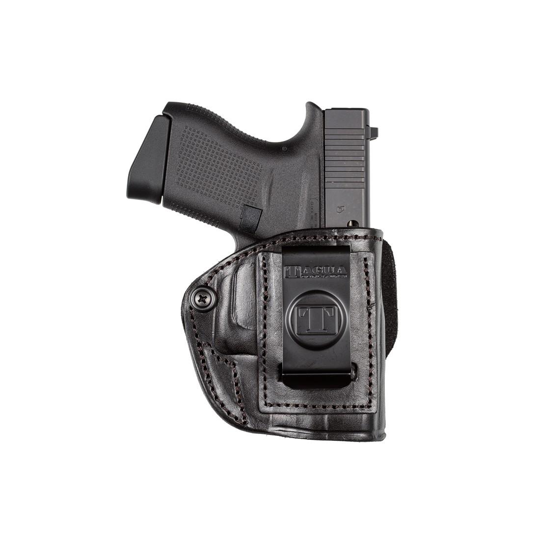 Tagua Gun Leather TX 1836 by Tagua FOR M&P Shield & Most Single Stack Compact Pistols-BN-RH