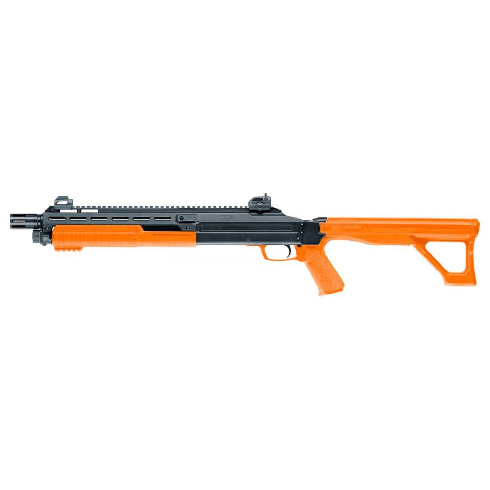 Umarex HDX Pepper Ball Shotgun 68 caliber Airgun Black and Orange 425 fps