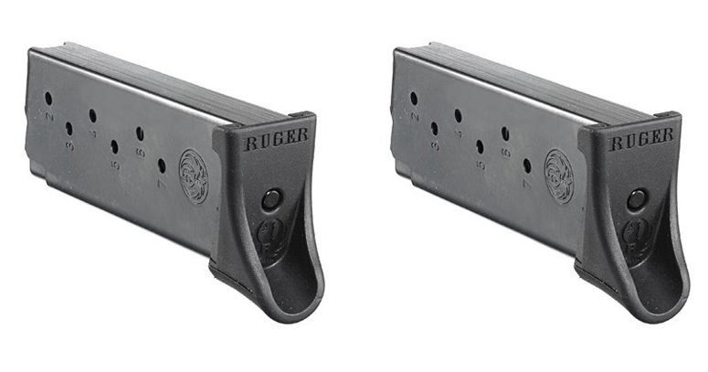 Sturm Ruger & Co Ruger Handgun Magazine for LC9 & LC9S Black 9mm Luger 7/rd 2/ct