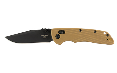 Hogue Deka Manual Folder Knife 3 1/4" Clip Point Blade FDE