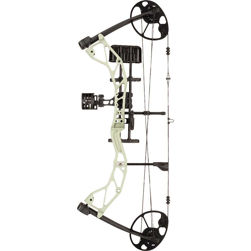 Pure Archery Group Diamond Archery Radian Compound Bow 305 fps 10-55 lbs RH Forest Green with Package