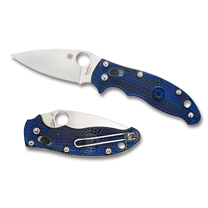 SPYDERCO MANIX2 BLUE FRCP PLAIN