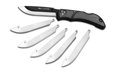Outdoor Edge RazorEDC Lite Replaceable Blade Folding Knife 3-1/2" Drop Point Blade Grey