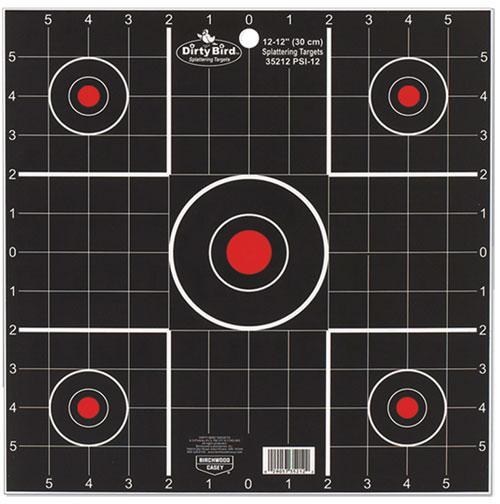 Birchwood Casey Dirty Bird Sight-In Target 12" 12/ct