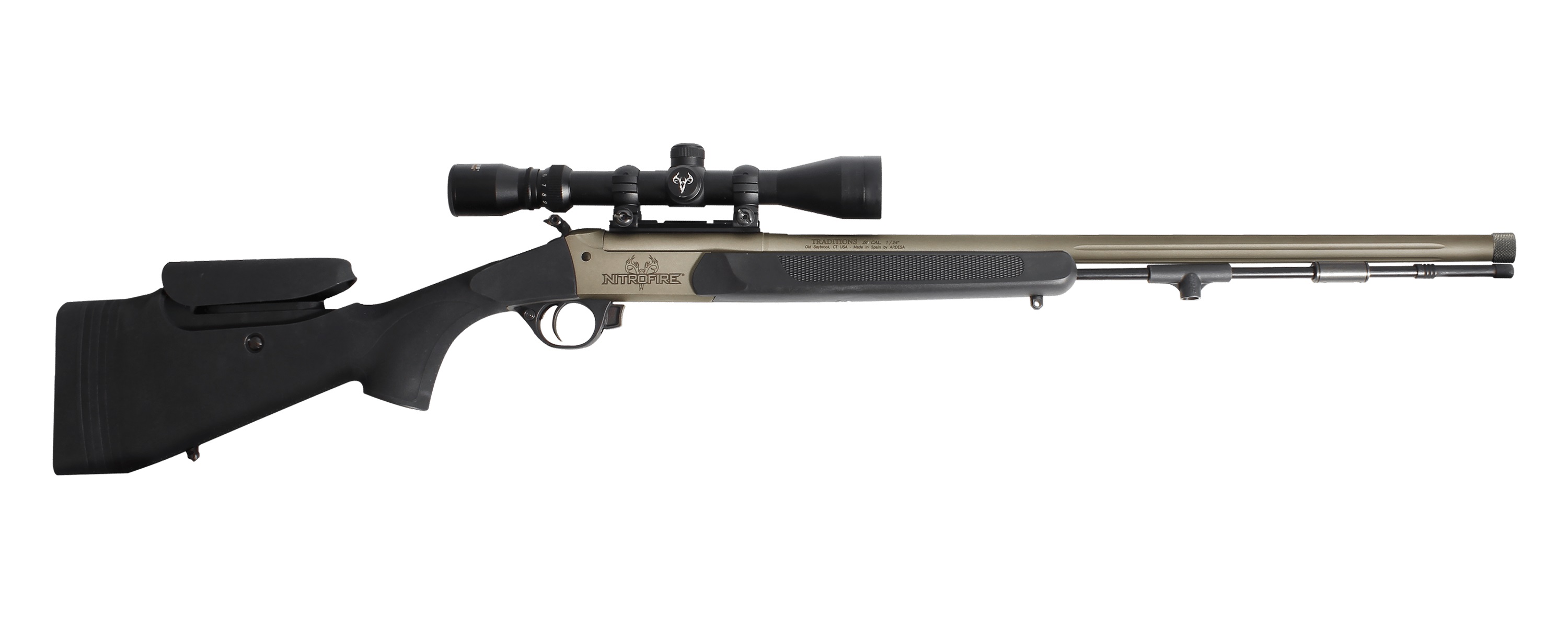 Traditions TRA NITROFIREPRO 50CA BLK CMBO 3.5-10X44 DUPLEX RETICLE SCOPE