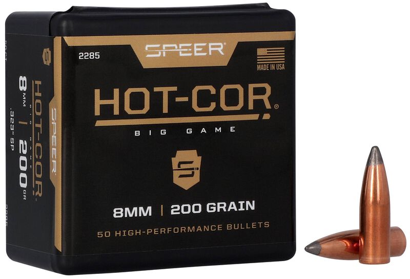 Speer Hot-Cor Rifle Bullets 8mm .323" 200 gr SSP 50/ct