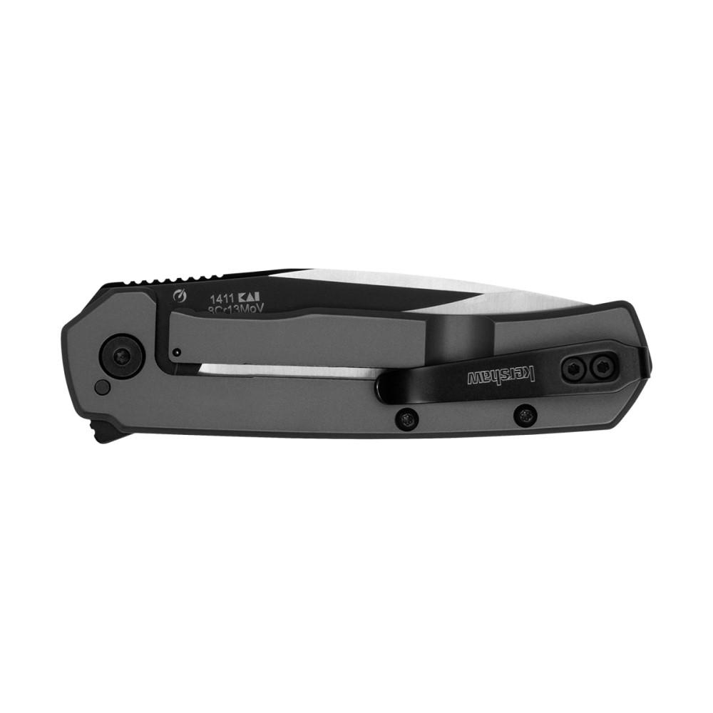 Kershaw Thermal Folding Knife 3" Drop Point Blade Grey