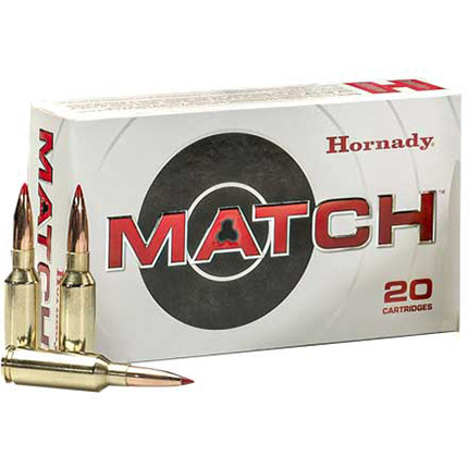 Hornady Match Rifle Ammunition 6mm ARC 108 gr ELD-M 2750 fps 20/ct