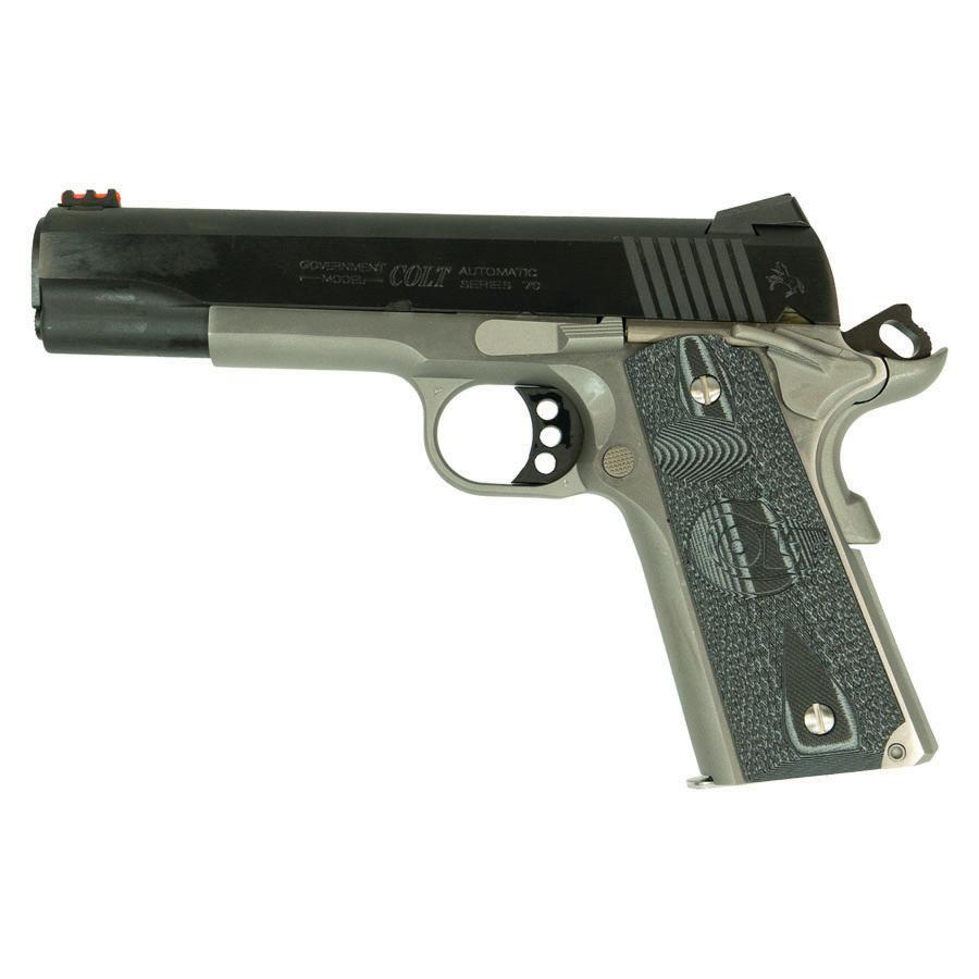 Colt 1911 Series 70 Two-Tone Competition Handgun 45 Auto 8rd Magazine 5" Barrel G10 Grips
