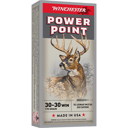 WINCHESTER SUPER X POWER POINT 30-30WIN 170GR 20RD BX 200RD CASE