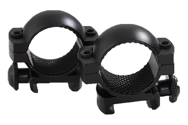 Traditions Aluminum Scope Rings fits Weaver Style Bases 1" Med - Matte Black