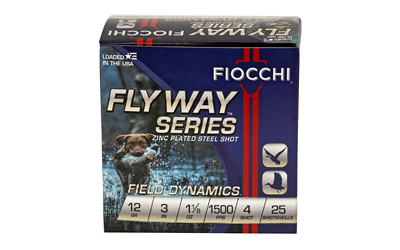 Fiocchi Flyway Series Shotshells 12ga 3" 1-1/8oz 1500 fps #4 25/ct