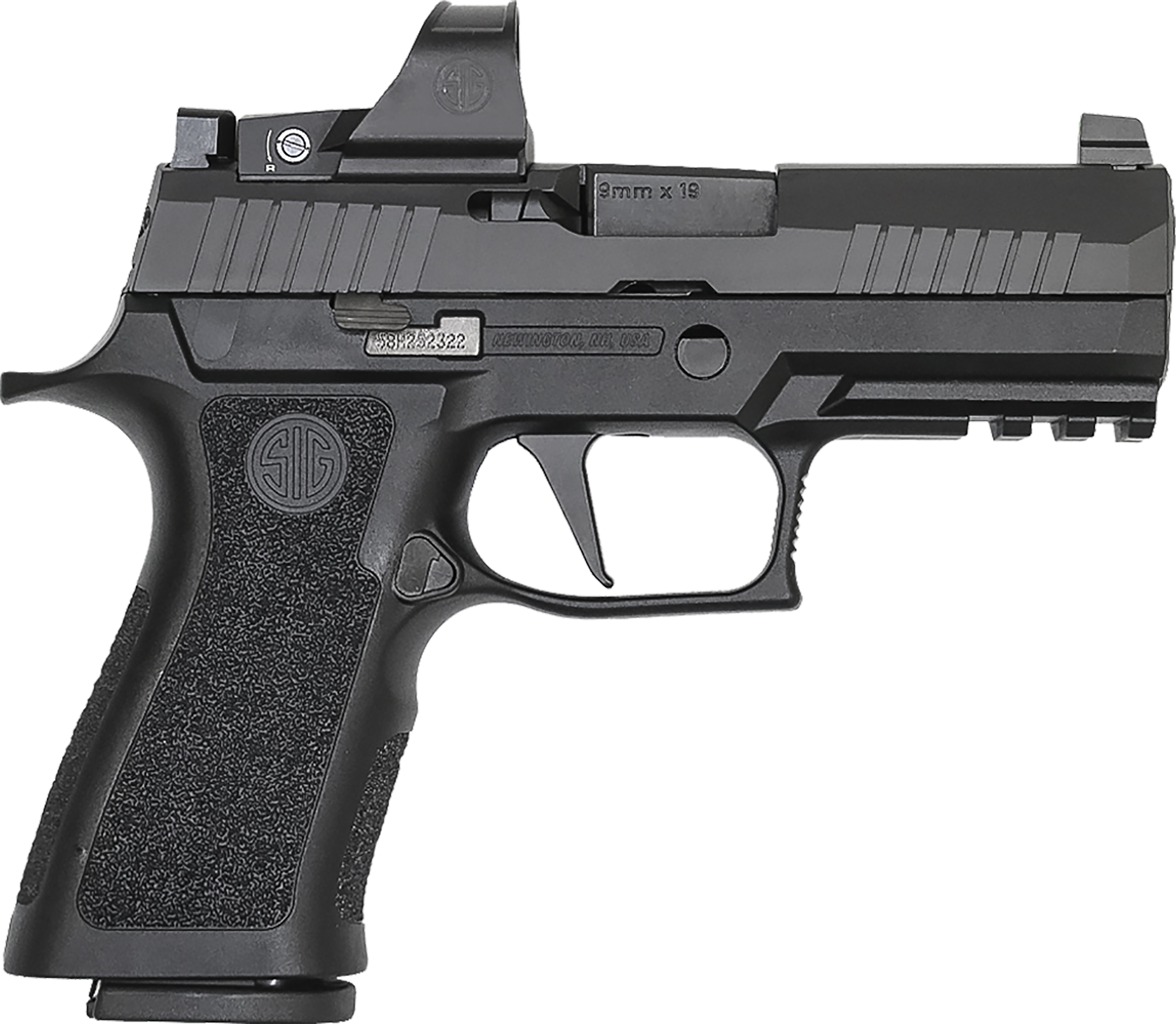 SIGLE P320CA PRO 9MM ROM1 6 17 W320CA-9-BXR3-PRO-RXP-6