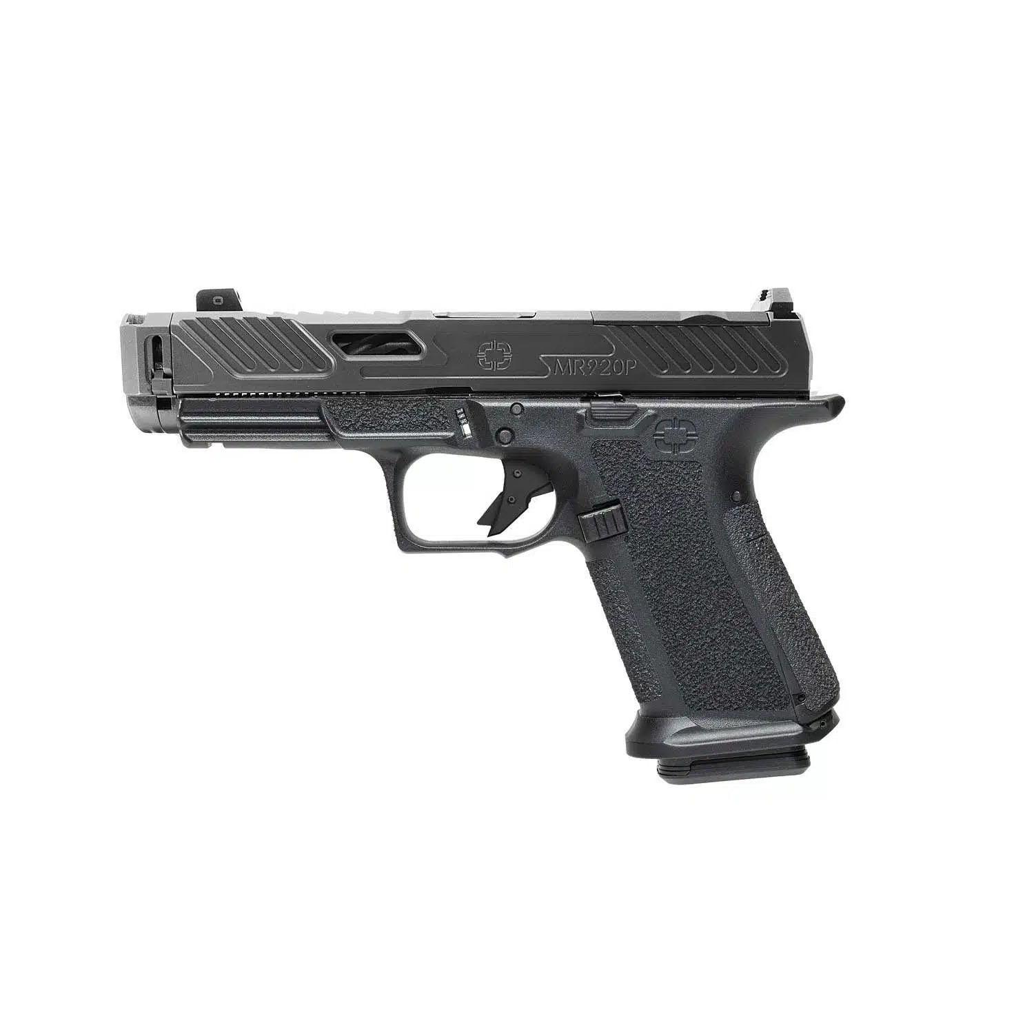 Shadow Systems MR920P Elite Optic Ready Handgun 9mm Luger 15rd Magazines(2) 4.25" Spiral Comp Barrel Night Sights