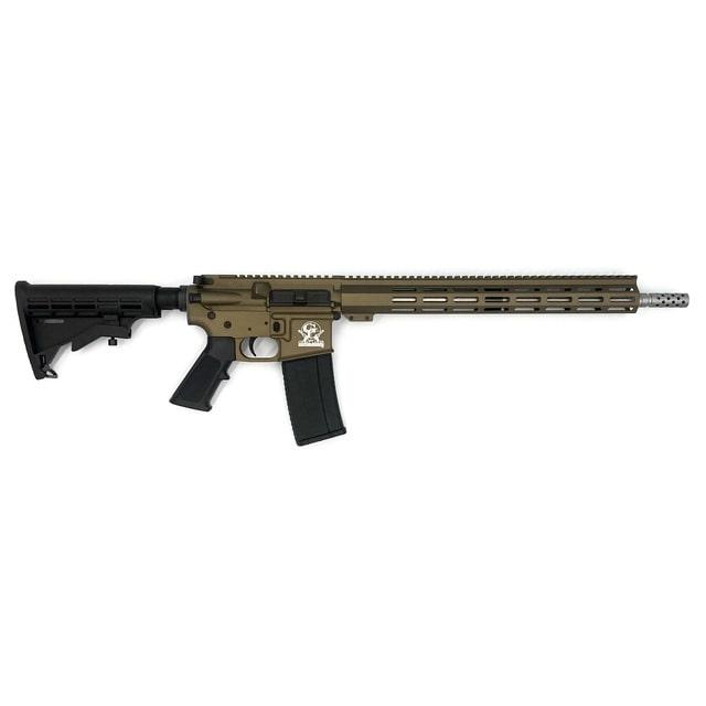 10 Ring GLFA AR-15 Rifle .223 Wylde 30rd Magazine 16" Stainless Steel Barrel Bronze Frame