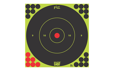 Pro-Shot Splatter Shot 12" Green Bullseye Tag Paper Target 5/ct