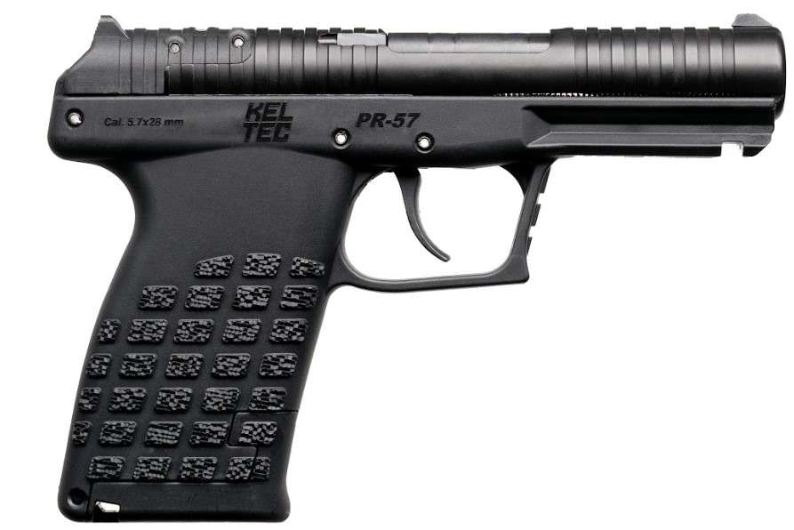 KelTec PR-5.7 Handgun 5.7x28mm 20rd Magazine(1) 4.64" Barrel Black Frame Stripper Clips Optic Plate