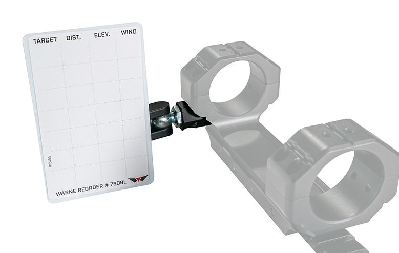 Warne SKYLINE Precision Mount Data Card Holder for Skyline Precision Mount