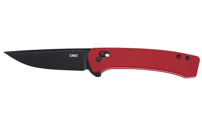 CRKT Q Compact Folding Knife 3" Drop Point Blade Red