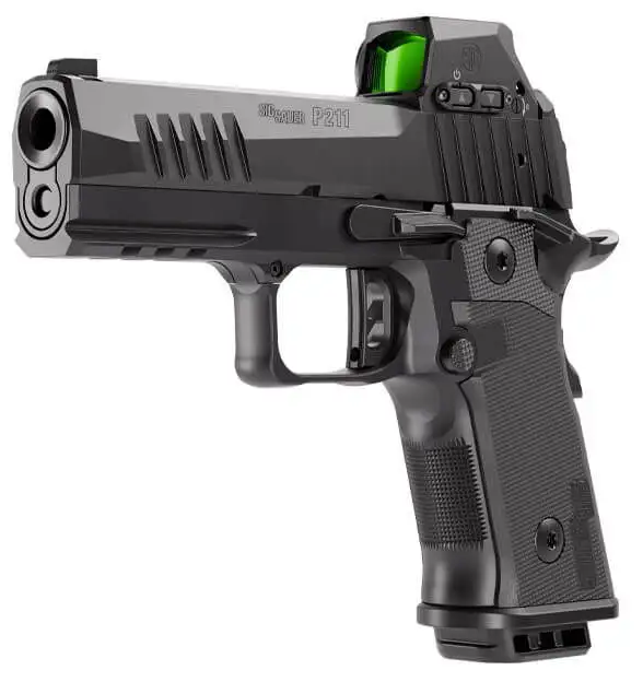 Sig Sauer P211-GT4 SAO Handgun 9mm Luger 21(2) &17(1)rd Magazines 4.2" Barrel Black Night Sights Romeo X Pro